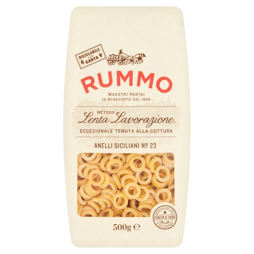 Rummo Anelli Siciliani Hoops Pasta  No. 23