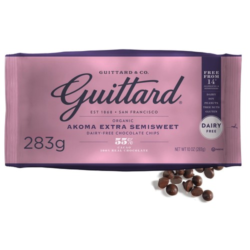 Guittard Organic Akoma Extra Semisweet 55% Cacao Baking Chips