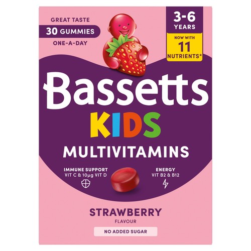 Bassetts Vitamins Multivitamins Strawberry 3-6 years
