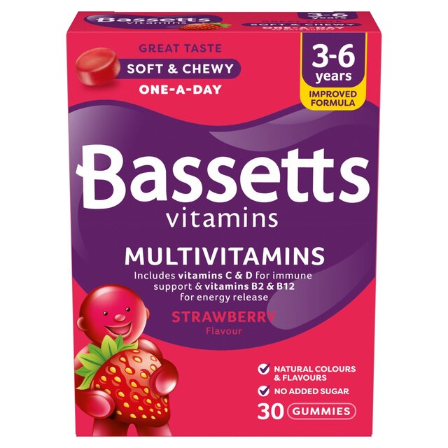 Bassetts Vitamins Multivitamins Strawberry 3-6 years