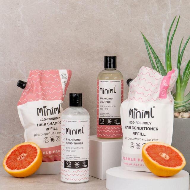 Miniml Balancing Shampoo Pink Grapefruit & Aloe Vera thumbnail 3