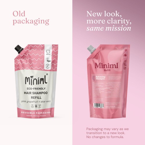 Miniml Balancing Shampoo Pink Grapefruit & Aloe Vera Refill thumbnail 2