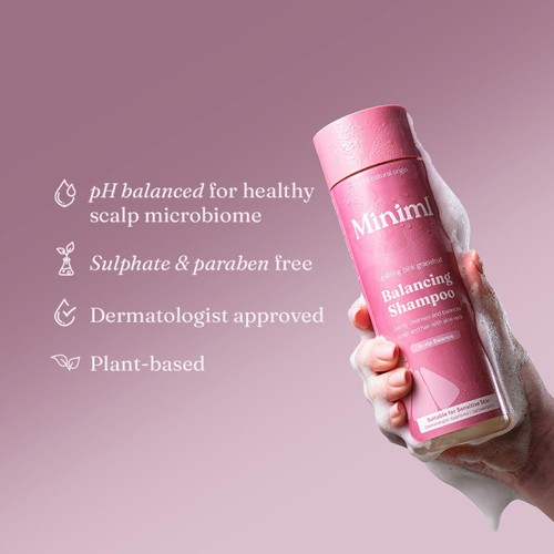 Miniml Balancing Shampoo Pink Grapefruit & Aloe Vera Refill thumbnail 4