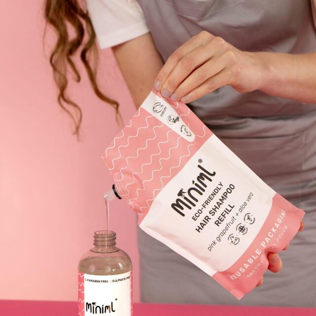 Miniml Balancing Shampoo Pink Grapefruit & Aloe Vera Refill thumbnail 2