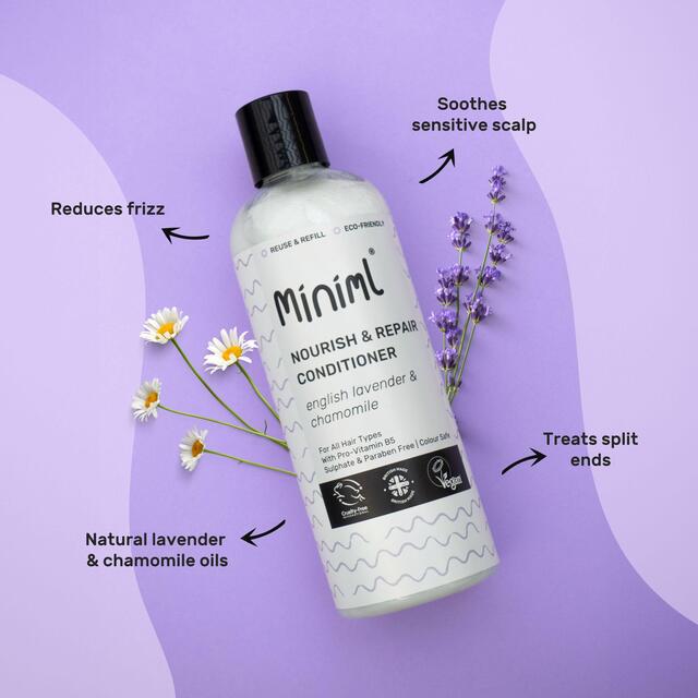 Miniml Nourish & Repair Hair Conditioner Lavender & Chamomile thumbnail 2
