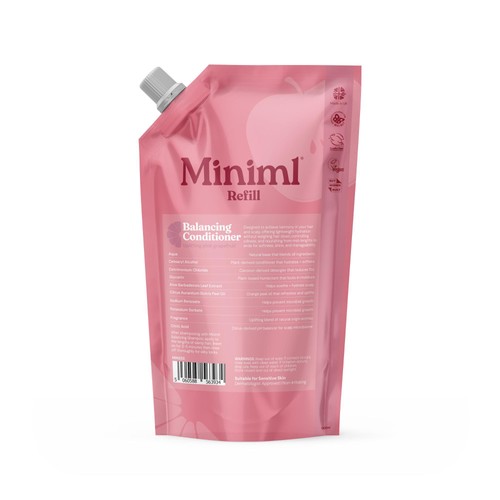 Miniml Balancing Hair Conditioner Pink Grapefruit & Aloe Vera Refill