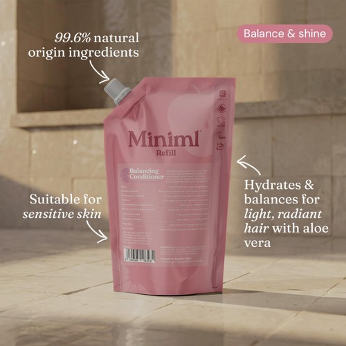 Miniml Balancing Hair Conditioner Pink Grapefruit & Aloe Vera Refill thumbnail 3