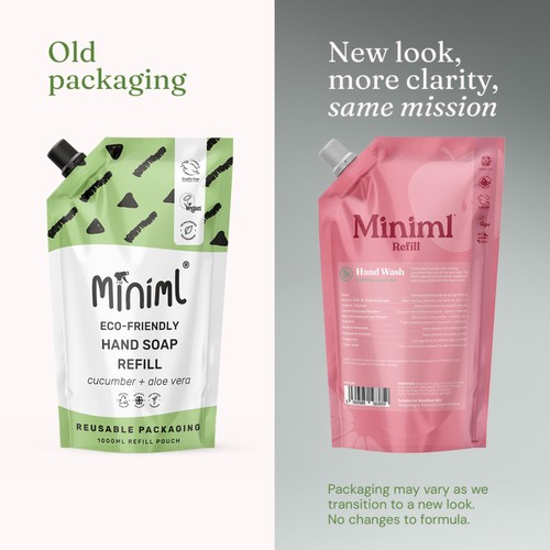 Miniml Hand Soap Refill Cucumber & Aloe Vera thumbnail 2