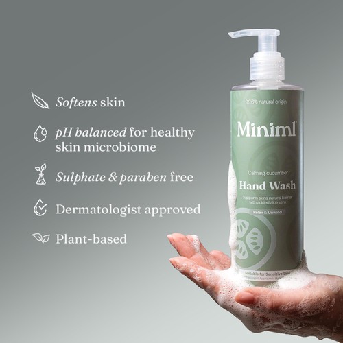 Miniml Hand Soap Refill Cucumber & Aloe Vera thumbnail 4