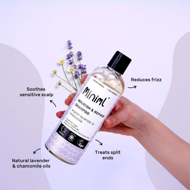 Miniml Nourish & Repair Shampoo Lavender & Chamomile thumbnail 2