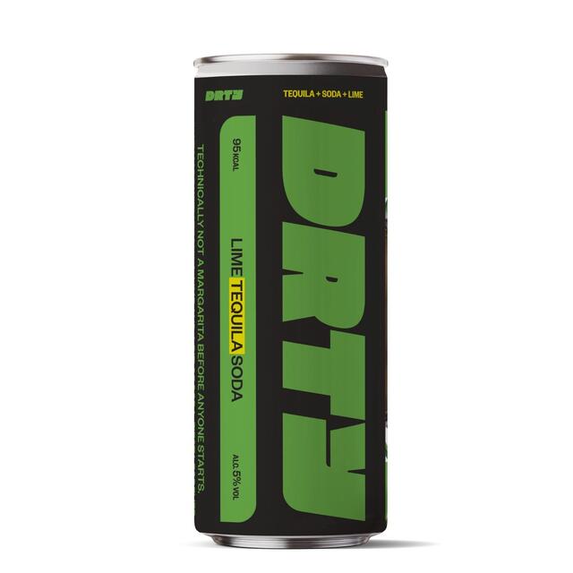 DRTY Tequila Soda Lime