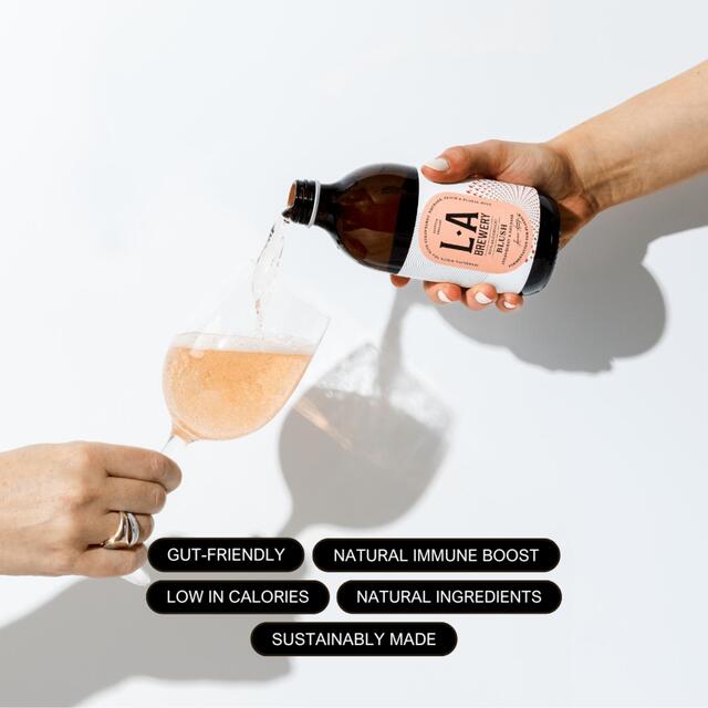 LA Brewery Blush Strawberry and Rhubarb thumbnail 4