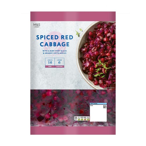 M&S Spiced Red Cabbage Frozen thumbnail 2