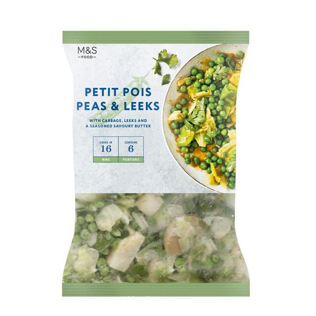 M&S Petit Pois Peas & Leeks Frozen