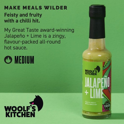 Woolf's Kitchen Jalapeno + Lime Hot Sauce thumbnail 4