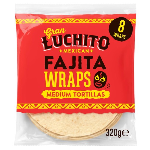 Gran Luchito Fajita Wraps