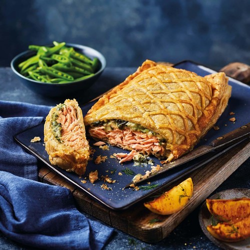 M&S Collection Scottish Salmon En Croute Frozen thumbnail 2