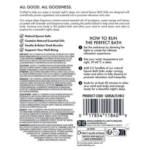Baylis & Harding Goodness Sleep Epsom Bath Salts Lavender & Bergamot thumbnail 7