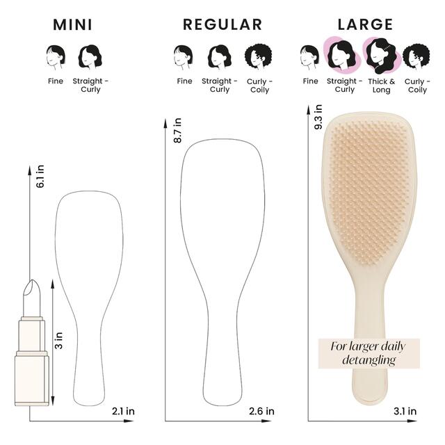 Tangle Teezer Large Ultimate Detangler Cappuccino thumbnail 2