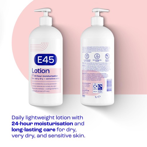 E45 Moisturiser Body Lotion for Dry & Sensitive Skin thumbnail 2