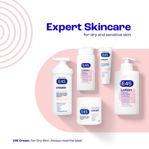 E45 Moisturiser Body Lotion for Dry & Sensitive Skin thumbnail 3