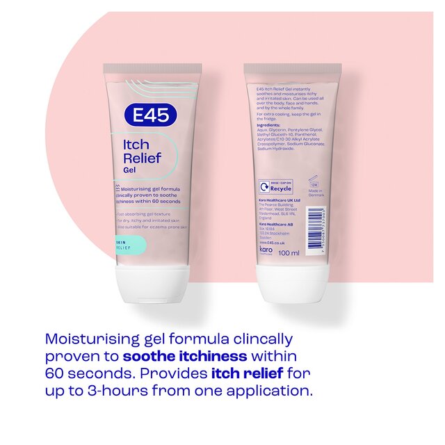 E45 Itch Relief Gel Instantly Soothes Dry, Itchy and Irritated Skin thumbnail 2