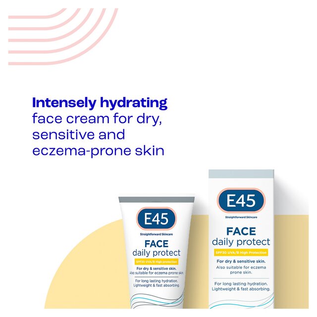 E45 Face Daily Protect Moisturiser Crean SPF30 thumbnail 4