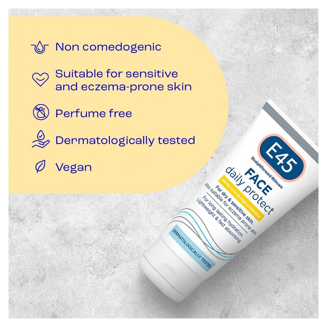E45 Face Daily Protect Moisturiser Crean SPF30 thumbnail 7