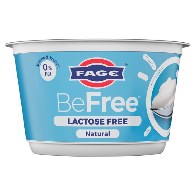 FAGE Befree Lactose Free 0% Greek Recipe Strained Yoghurt