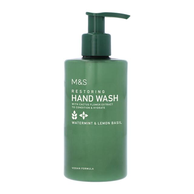 M&S Restoring Hand Wash Watermint & Lemon Basil thumbnail 2