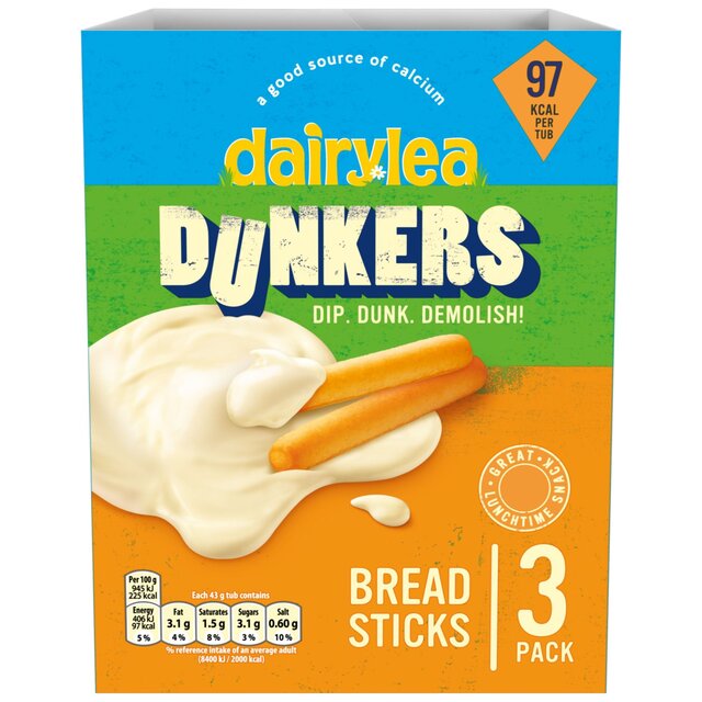 Dairylea Dunkers Breadstick Cheese Snacks thumbnail 3