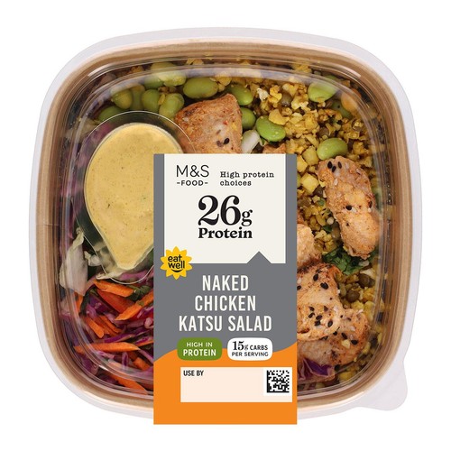 M&S High Protein Naked Chicken Katsu Salad thumbnail 3