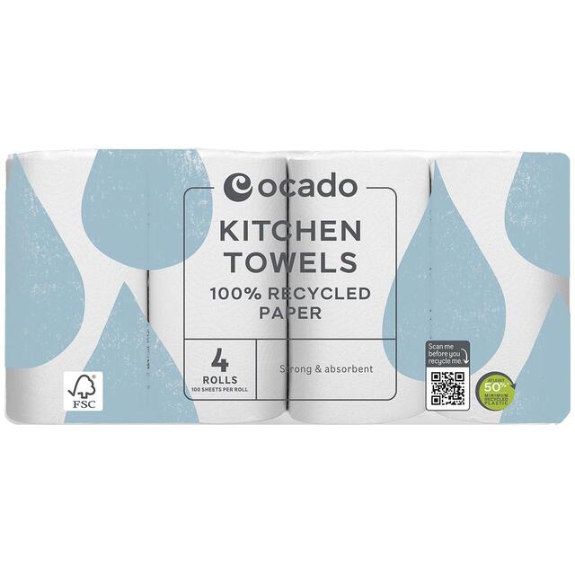 Ocado Kitchen Towels 100% Recycled Paper thumbnail 2