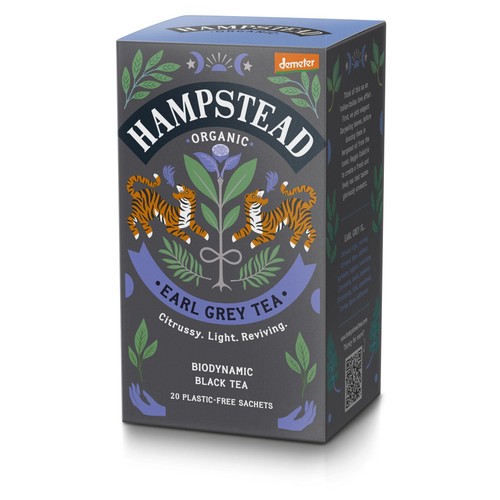 Hampstead Tea Organic Earl Grey tea bags 20s