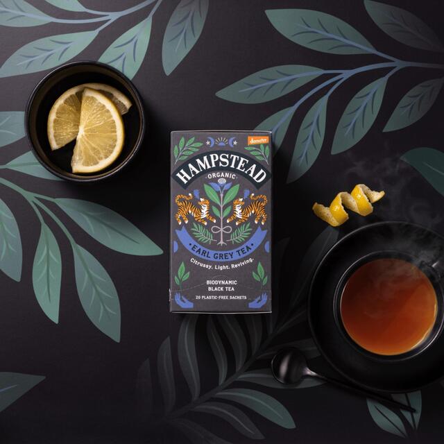 Hampstead Tea Organic Earl Grey tea bags 20s thumbnail 2