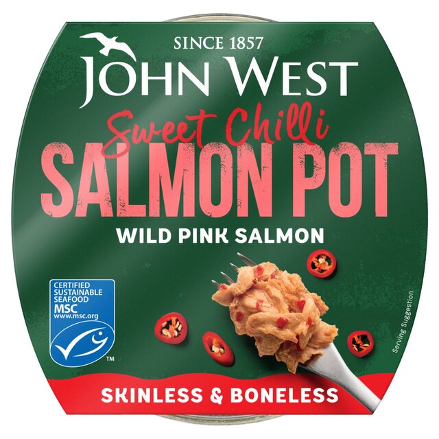 John West Salmon Fridgepot Sweet Chilli