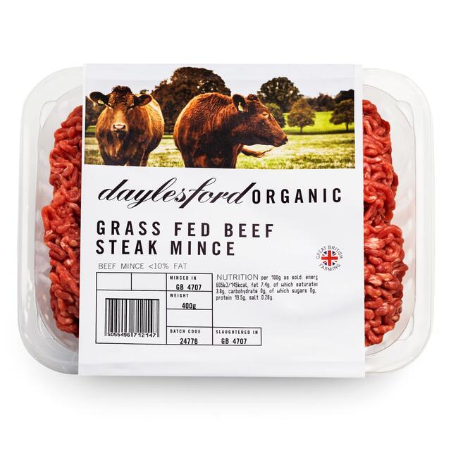 Daylesford Organic Pastured 10% Fat British Beef Mince