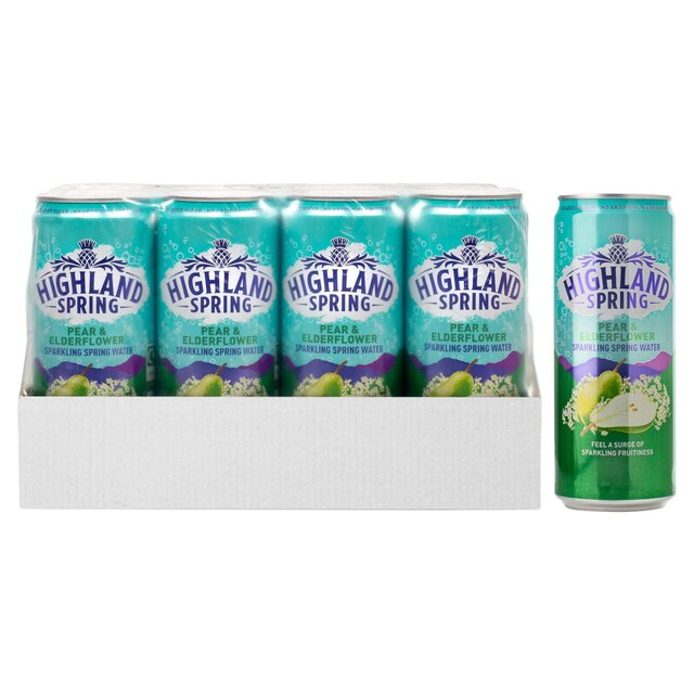 Highland Spring Sparkling Pear & Elderflower