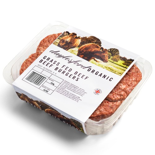 Daylesford Organic 4 Quarter Pounder British Beef Burgers thumbnail 2