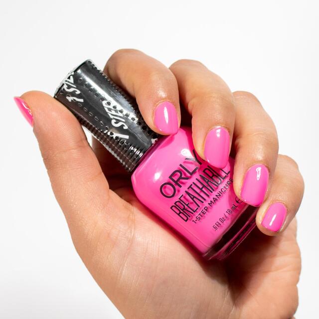 ORLY 4-in-1 BREATHABLEA Treatment Nail Polish - Burst Your Bubblegum thumbnail 4
