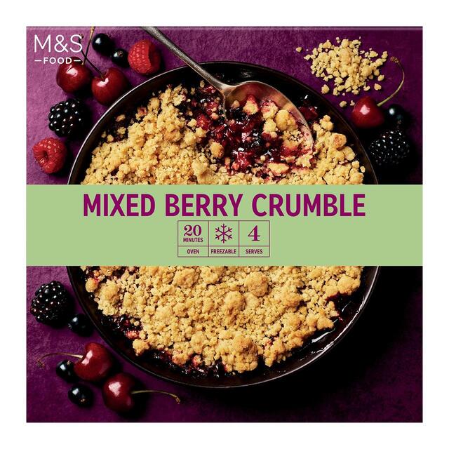 M&S Mixed Berry Crumble