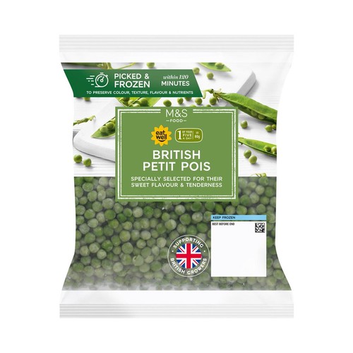 M&S British Petit Pois Frozen 500g thumbnail 2