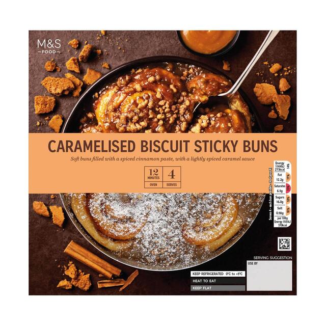 M&S Caramelised Biscuit Sticky Buns thumbnail 2