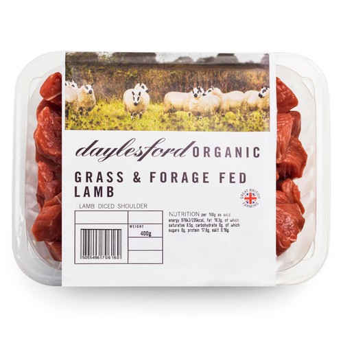 Daylesford Organic Pastured Diced Shoulder of Lamb