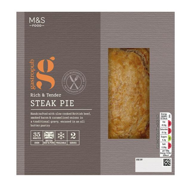 M&S Gastropub Steak Pie Main for Two thumbnail 2