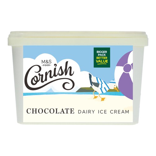 M&S Cornish Chocolate Ice Cream thumbnail 2