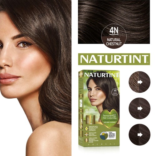 Naturtint Permanent Hair Colour Gel 4N Natural Chestnut thumbnail 7