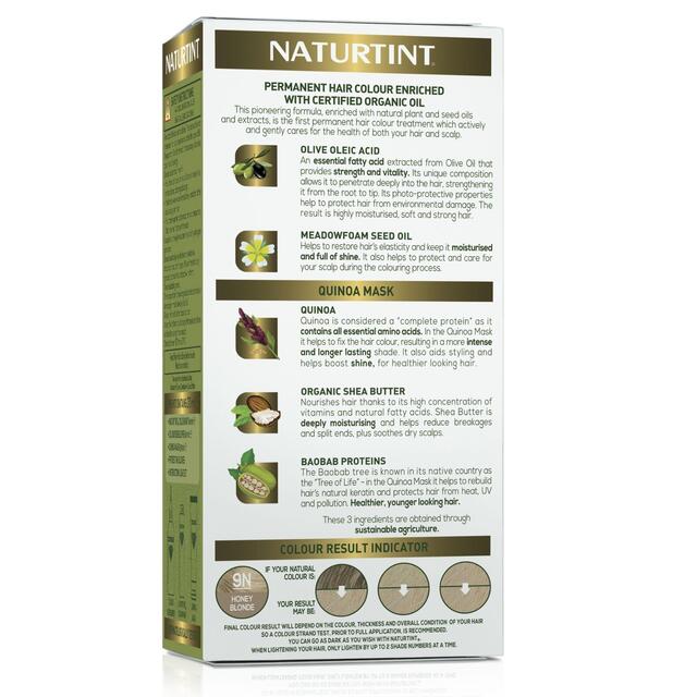 Naturtint Permanent Hair Colour Gel 9N Honey Blonde thumbnail 2