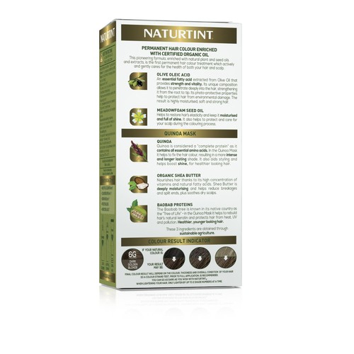 Naturtint Permanent Hair Colour Gel 6G Dark Golden Blonde thumbnail 2