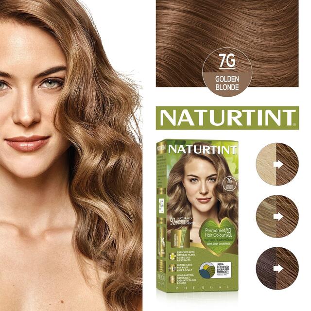 Naturtint Permanent Hair Colour Gel 7G Golden Blonde thumbnail 5